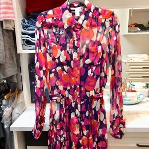 DVF shirt dress